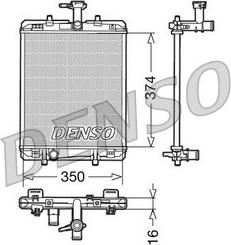 Denso DRM21602 - Radiators, Motora dzesēšanas sistēma autodraugiem.lv