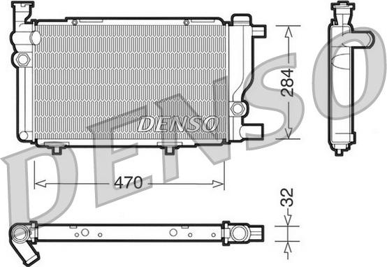 Denso DRM21013 - Radiators, Motora dzesēšanas sistēma autodraugiem.lv