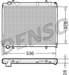 Denso DRM21035 - Radiators, Motora dzesēšanas sistēma autodraugiem.lv