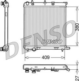 Denso DRM21026 - Radiators, Motora dzesēšanas sistēma autodraugiem.lv