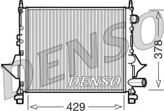 Denso DRM23082 - Radiators, Motora dzesēšanas sistēma autodraugiem.lv