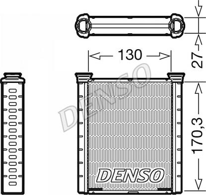 Denso DRR46001 - Siltummainis, Salona apsilde autodraugiem.lv