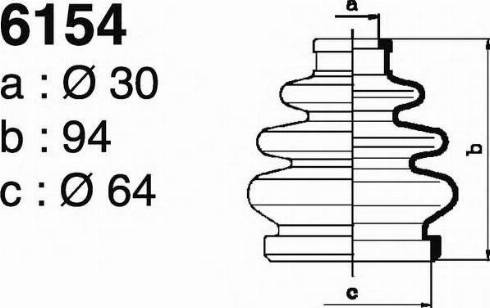 DEPA 6154 - Putekļusargs, Piedziņas vārpsta autodraugiem.lv