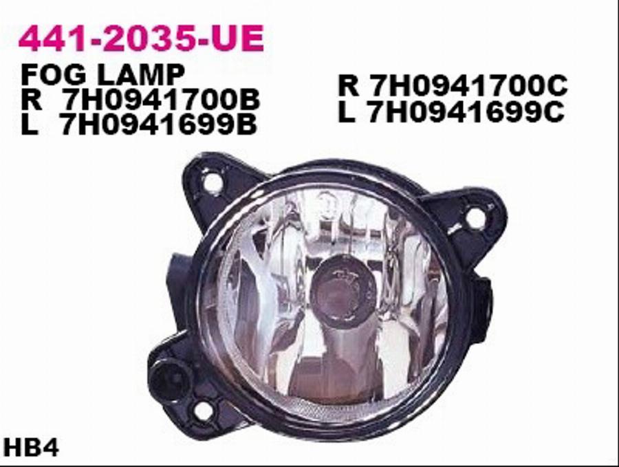 Depo 441-2035L-UE - Miglas lukturis autodraugiem.lv