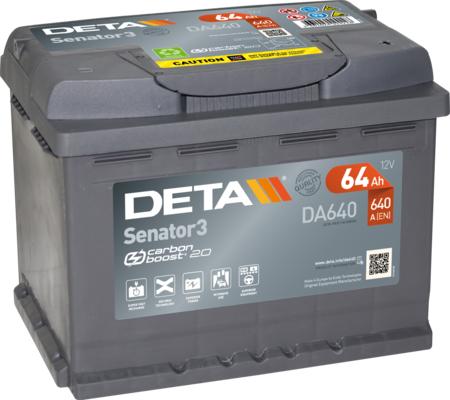 DETA DA640 - Startera akumulatoru baterija autodraugiem.lv