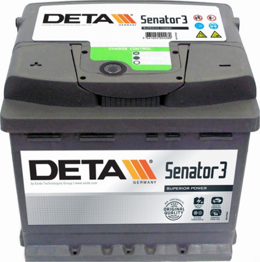 DETA DA641 - Startera akumulatoru baterija autodraugiem.lv