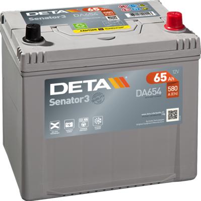DETA DA654 - Startera akumulatoru baterija autodraugiem.lv