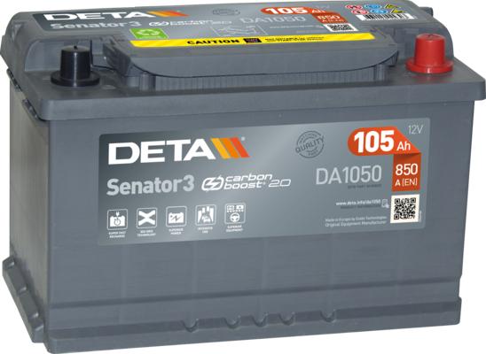 DETA DA1050 - Startera akumulatoru baterija autodraugiem.lv