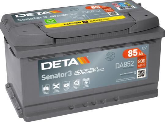 DETA DA852 - Startera akumulatoru baterija autodraugiem.lv
