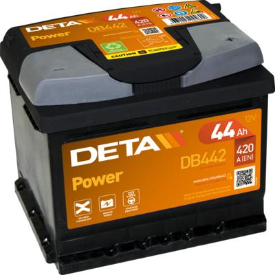 DETA DB442 - Startera akumulatoru baterija autodraugiem.lv
