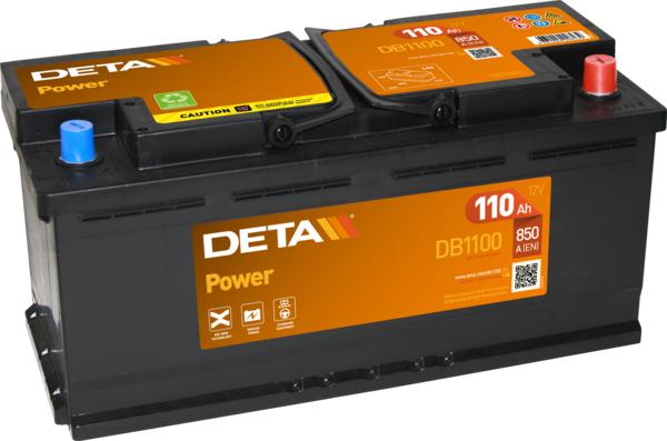 DETA DB1100 - Startera akumulatoru baterija autodraugiem.lv