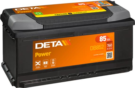 DETA DB852 - Startera akumulatoru baterija autodraugiem.lv