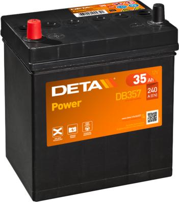 DETA DB357 - Startera akumulatoru baterija autodraugiem.lv