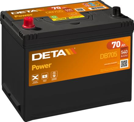 DETA DB705 - Startera akumulatoru baterija autodraugiem.lv