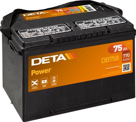 DETA DB708 - Startera akumulatoru baterija autodraugiem.lv