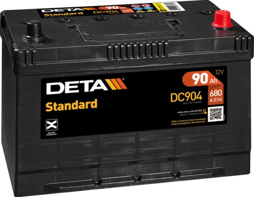 DETA DC904 - Startera akumulatoru baterija autodraugiem.lv