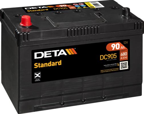 DETA DC905 - Startera akumulatoru baterija autodraugiem.lv