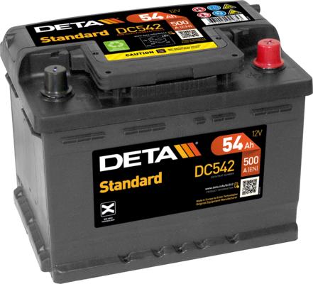 DETA DC542 - Startera akumulatoru baterija autodraugiem.lv