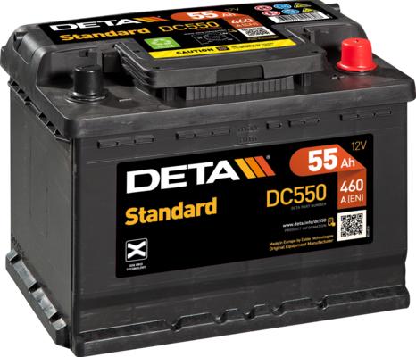 DETA DC550 - Startera akumulatoru baterija autodraugiem.lv