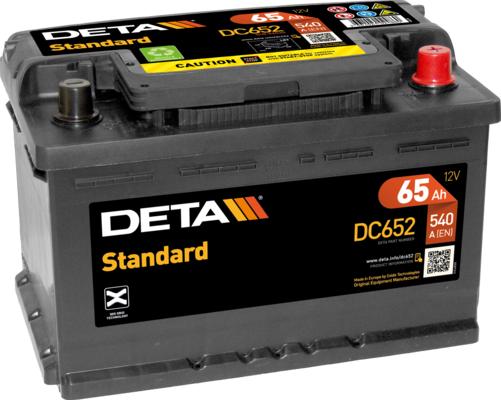 DETA DC652 - Startera akumulatoru baterija autodraugiem.lv