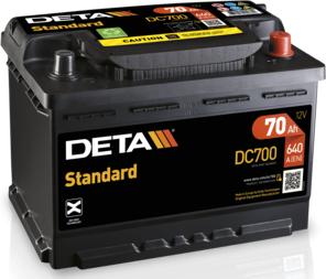 DETA DC700 - Startera akumulatoru baterija autodraugiem.lv