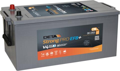 DETA DE2353 - Startera akumulatoru baterija autodraugiem.lv