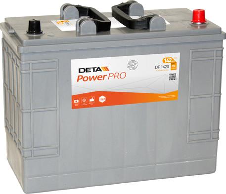 DETA DF1420 - Startera akumulatoru baterija autodraugiem.lv