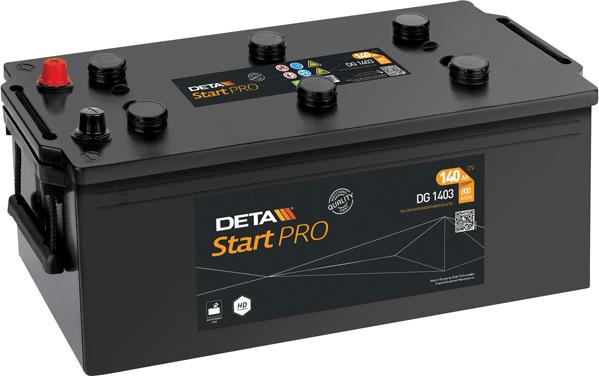 DETA DG1403 - Startera akumulatoru baterija autodraugiem.lv
