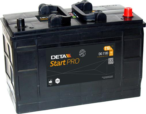 DETA DG1100 - Startera akumulatoru baterija autodraugiem.lv