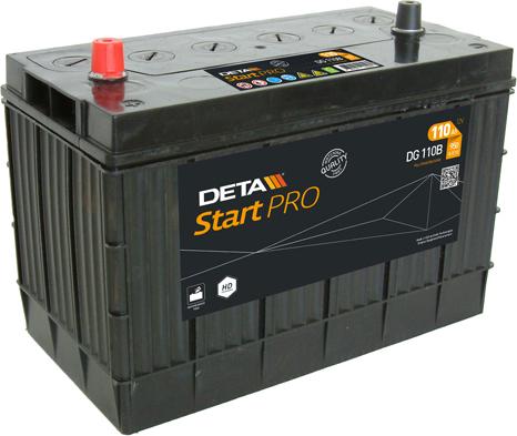 DETA DG110B - Startera akumulatoru baterija autodraugiem.lv