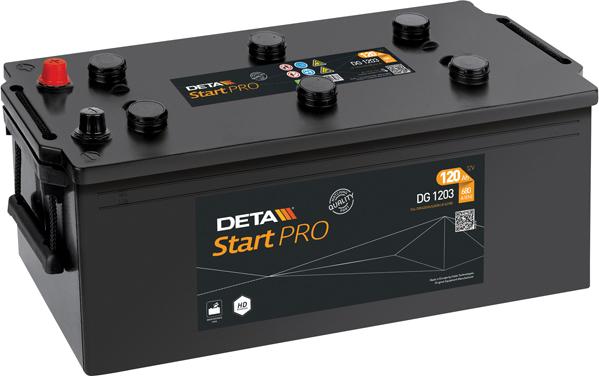 DETA DG1203 - Startera akumulatoru baterija autodraugiem.lv