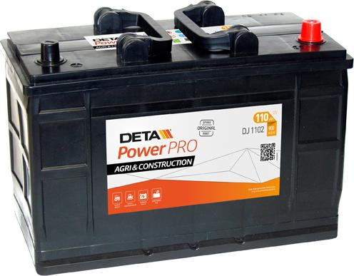 DETA DJ1102 - Startera akumulatoru baterija autodraugiem.lv