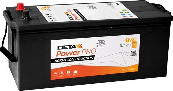 DETA DJ1723 - Startera akumulatoru baterija autodraugiem.lv
