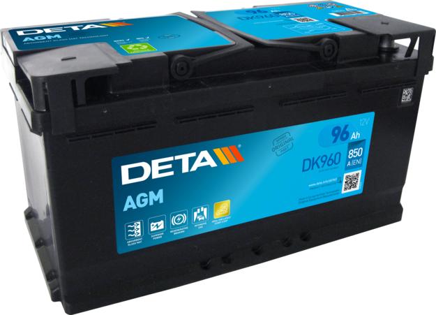 DETA DK960 - Startera akumulatoru baterija autodraugiem.lv