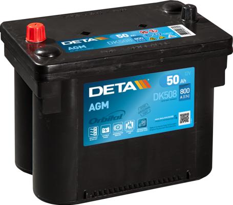 DETA DK508 - Startera akumulatoru baterija autodraugiem.lv