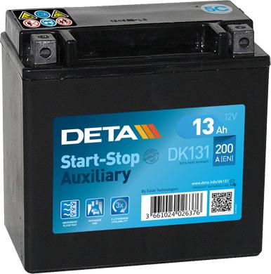 DETA DK131 - Startera akumulatoru baterija autodraugiem.lv