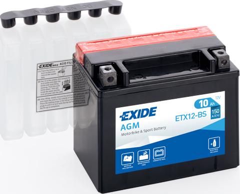DETA ETX12-BS - Startera akumulatoru baterija autodraugiem.lv