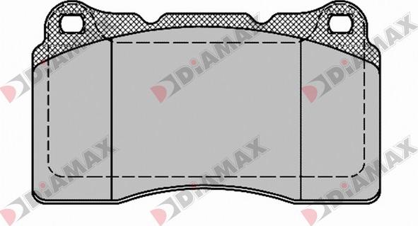 Diamax N09435 - Bremžu uzliku kompl., Disku bremzes autodraugiem.lv