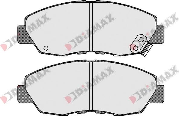 Diamax N09657 - Bremžu uzliku kompl., Disku bremzes autodraugiem.lv