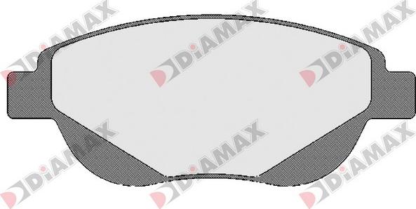Diamax N09662 - Bremžu uzliku kompl., Disku bremzes autodraugiem.lv