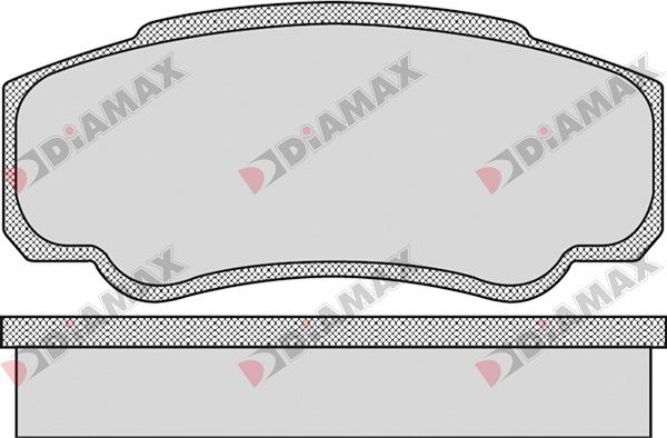 Diamax N09056 - Bremžu uzliku kompl., Disku bremzes autodraugiem.lv