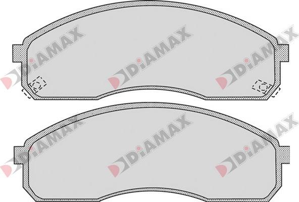 Diamax N09067 - Bremžu uzliku kompl., Disku bremzes autodraugiem.lv