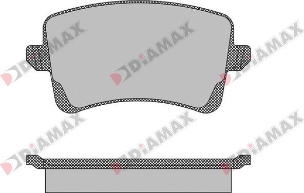Diamax N09141 - Bremžu uzliku kompl., Disku bremzes autodraugiem.lv