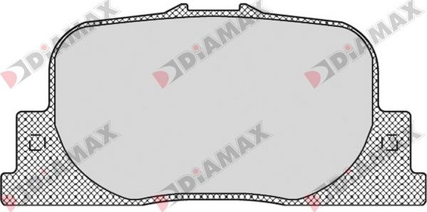 Diamax N09329 - Bremžu uzliku kompl., Disku bremzes autodraugiem.lv