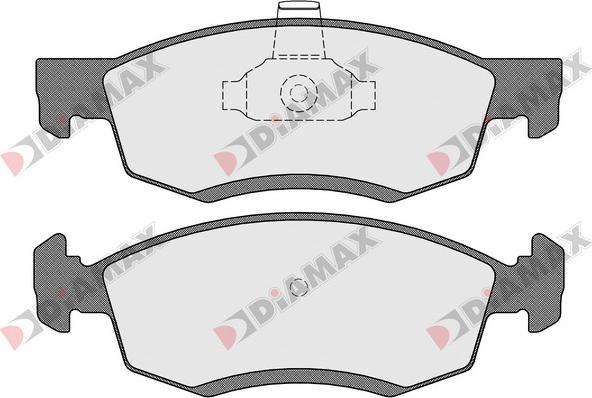 DJ Parts BP2288 - Bremžu uzliku kompl., Disku bremzes autodraugiem.lv