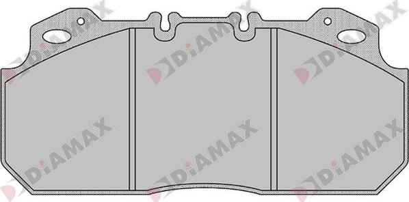Diamax N09227 - Bremžu uzliku kompl., Disku bremzes autodraugiem.lv