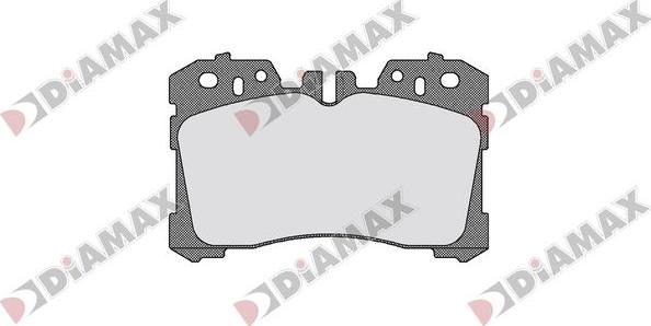 Diamax N09756 - Bremžu uzliku kompl., Disku bremzes autodraugiem.lv