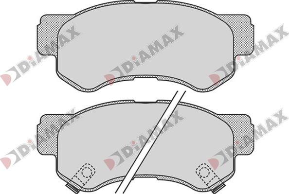 Diamax N09773 - Bremžu uzliku kompl., Disku bremzes autodraugiem.lv