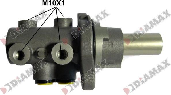 Diamax N04411 - Galvenais bremžu cilindrs autodraugiem.lv