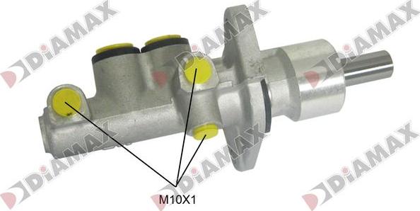 Diamax N04543 - Galvenais bremžu cilindrs autodraugiem.lv